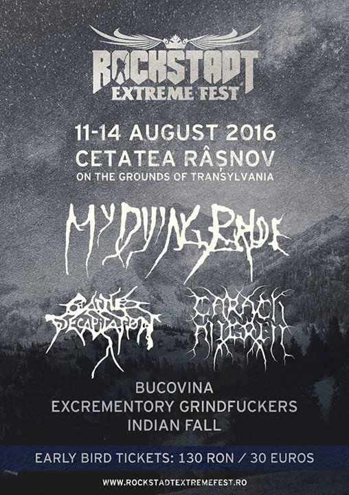 O noua confirmare la Rockstadt Extreme Fest